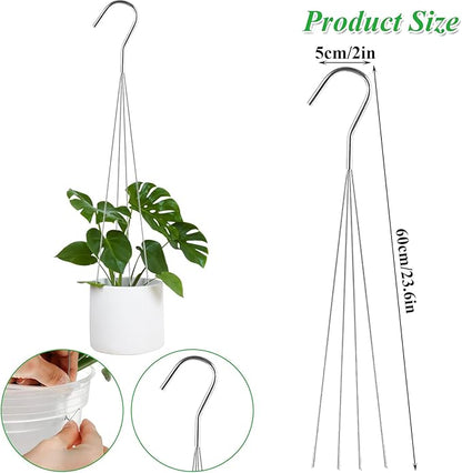 24 Inch Orchid Wire Plant Hangers - Image 2
