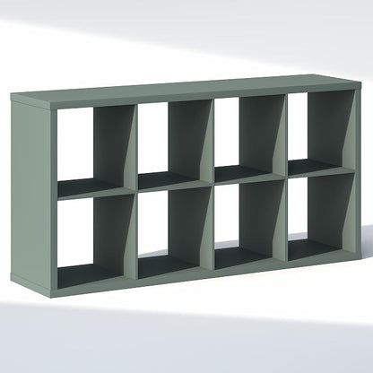 Furinno Cubic Extra Thick 8-Cube Closet Organizers and Storage, Sage Green | - Image 7