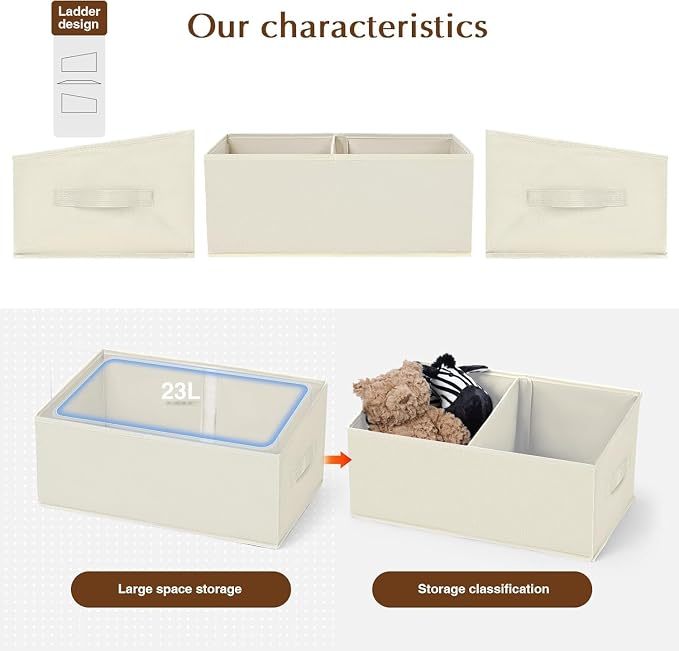 DIMJ Trapezoid Storage Bins for clothes - Image 3