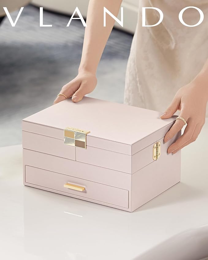Vlando 3 Layer Jewelry Box - Image 7