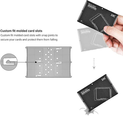 4-Slot SD Card Holder Case, Slim Ultra-Thin SDHC SDXC Memory Card Organizer - Image 5
