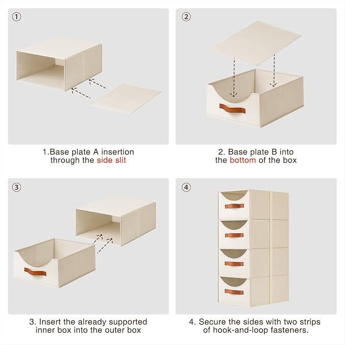 Homsorout Large Closet Storage Bins - Image 7