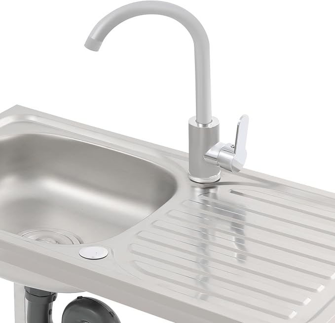 Free Standing Stainless Steel Sink 30" Commercial Sinks - Image 7