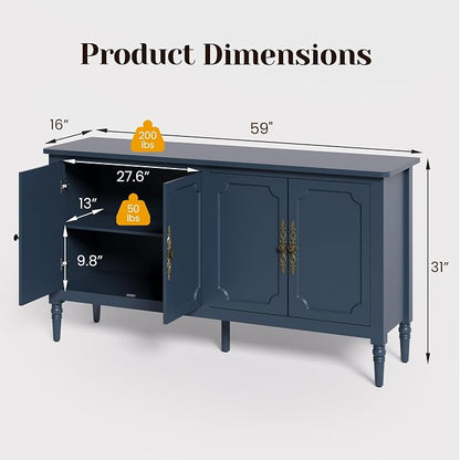 RoyalCraft Sideboard Buffet Cabinet - Image 2