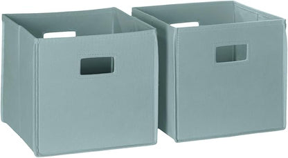 RiverRidge Kids 2pc Fabric Collapsible Storage Cube Organizers by RiverRidgeHome