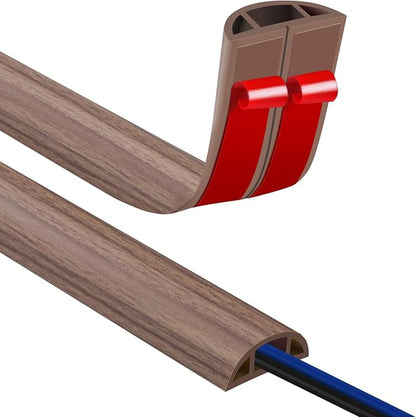Floor Cord Covers for Wires 12FT Cable Hider Wire Cover Self Adhesive Cord by JAHOMFAI