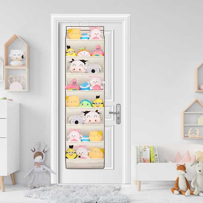SLEEPING LAMB Over The Door Shoe Organizer - Image 7