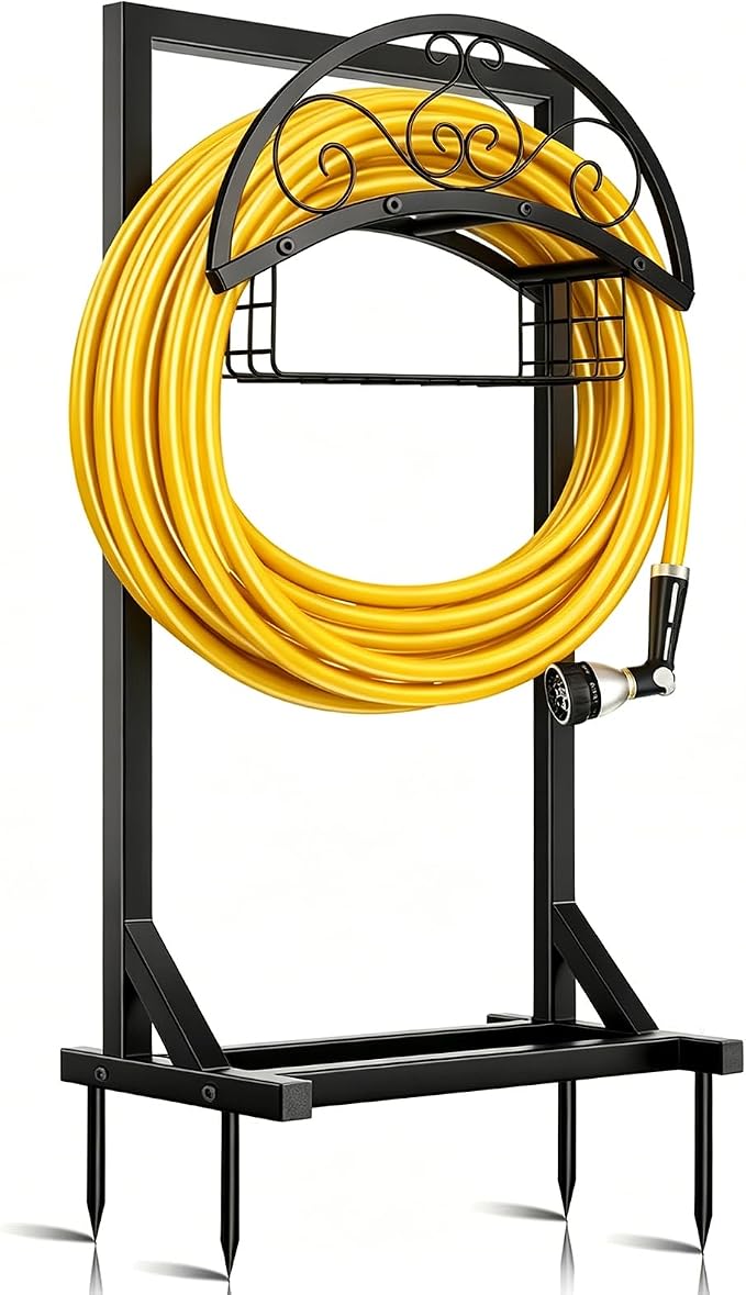 Garden Hose Holder Stand, BOLITE Metal Hanger by Bolite