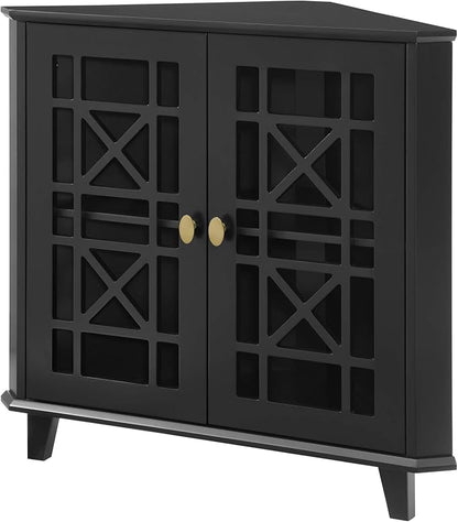 Walker Edison Fretwork Corner Accent Cabinet - Image 6