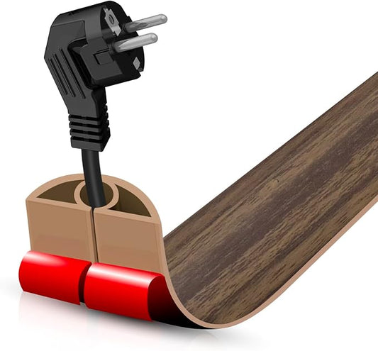 Floor Cord Cover Self Adhesive Cord Hider, 3.3FT Cable Management, Extension by DBHXXMB-HH