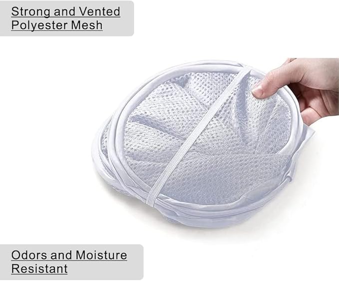 BATTOO Deluxe Strong Mesh Pop up Laundry Hamper Basket - Image 4