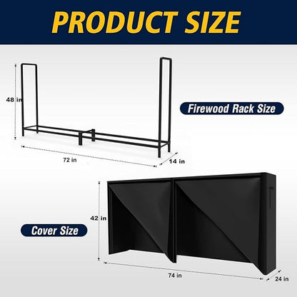 WALMANN 6 ft Firewood Rack - Image 3