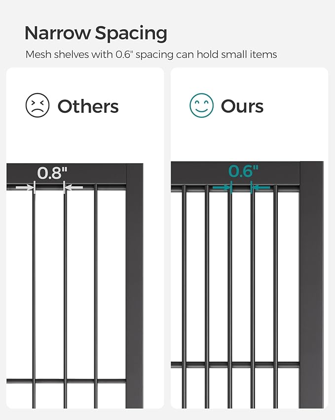SONGMICS 3-Tier Metal Storage Rack - Image 6