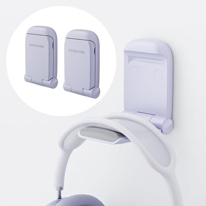 MAMUVIMO Headphone Stand, 2 Pack Headset Stand Foldable＆Sticky, Headphone by MANMUVIMO