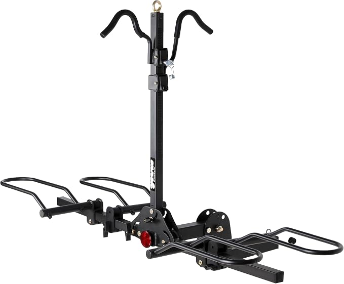 Young 200 lbs. Capacity Hitch Mounted 2-Bike Rack by YoungElectric