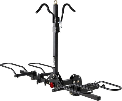 Young 200 lbs. Capacity Hitch Mounted 2-Bike Rack by YoungElectric