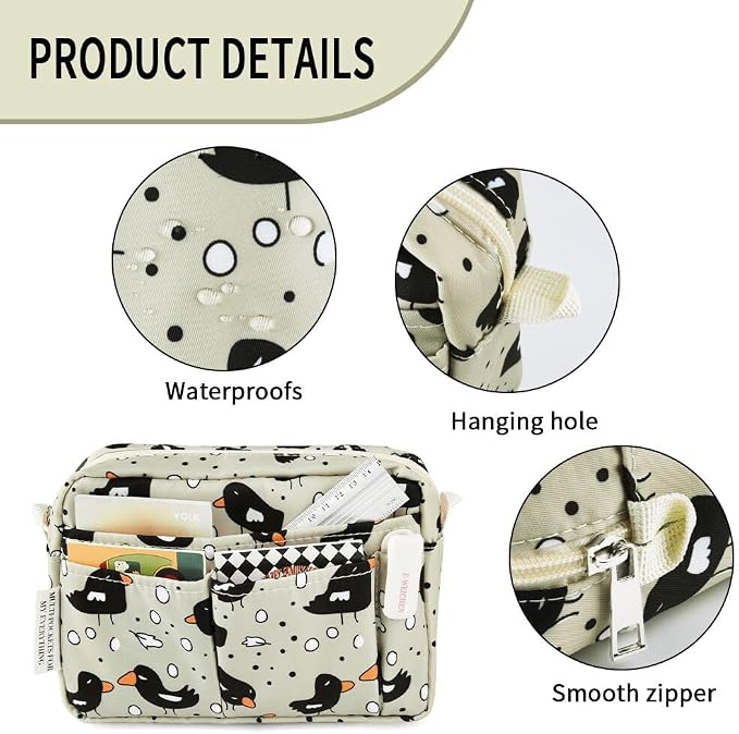 E-WEICHEN Multiple Pockets Portfolio Organizer - Image 5