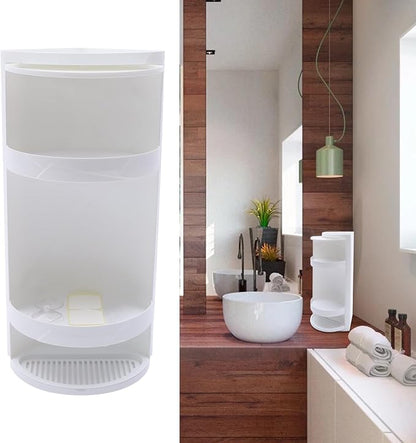 3 Tier Corner Shelf Stand, Cosmetic Skincare Organizer - Image 4