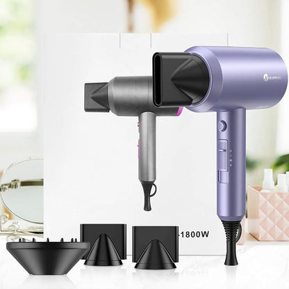 slopehill Professional Ionic Hair Dryer, Powerful 1800W Fast Drying Low Noise - Image 8