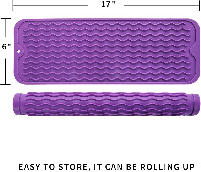 Silicone Dish Drying Mat for Multiple Usage, Easy clean, Eco-friendly, - Image 2