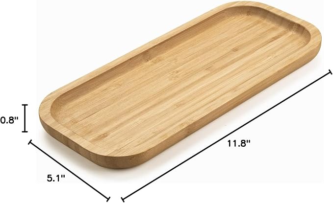 Bamboo Vanity Tray, Bathroom Counter Tray, Toilet Tank Top Tray - Image 9