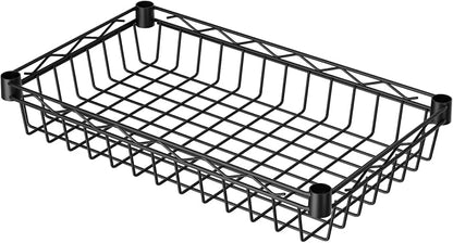 SINGAYE 6 Tier Basket Shelf Wire Shelving Unit Adjustable Storage Shelves Big - Image 4