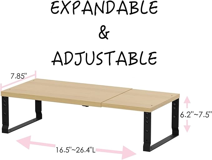 Adjustable Metal Shelving Unit, Stackable & Expendable Storage Rack - Image 3
