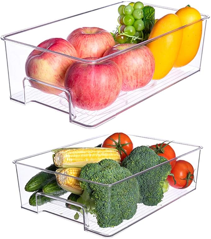 SANNO Vegetable Refrigerator Organizer Food Bins - Image 6