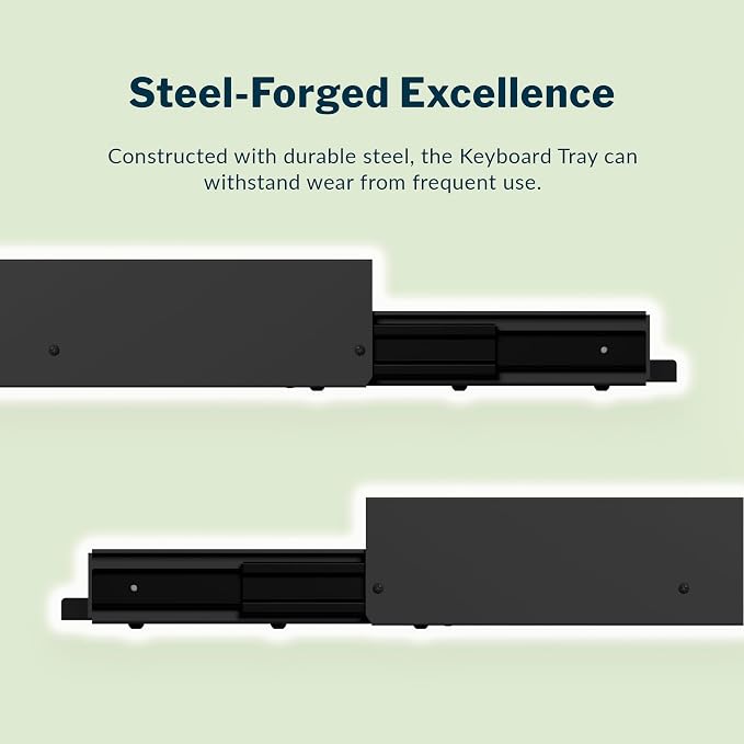 Vari Slide-Out Keyboard Tray – Ergonomic Under-Desk Pull-Out Shelf - Image 4