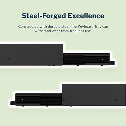 Vari Slide-Out Keyboard Tray – Ergonomic Under-Desk Pull-Out Shelf - Image 4