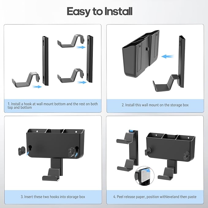 Controller & Headset & Remote Holder Wall Mount - Image 5