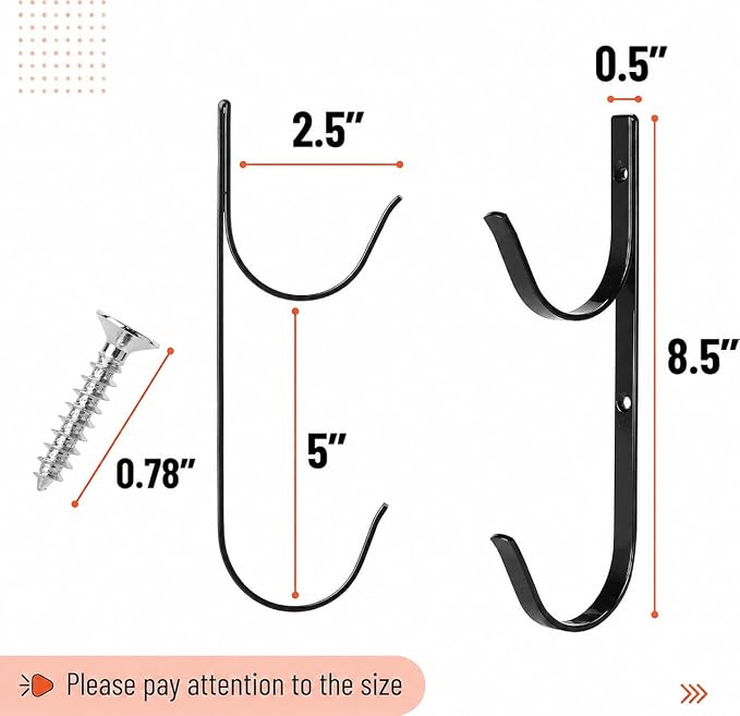 UNCO- Pool Pole Hanger, 4 Pack, Holder Set, Hooks - Image 3