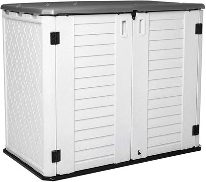 Horizontal Outdoor Garden Storage Shed by KINYING
