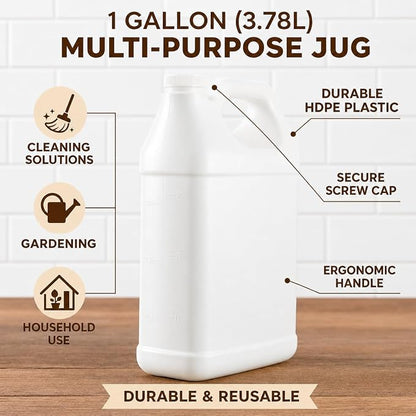 kitchentoolz 1 Gallon Jug – Heavy-Duty HDPE Carboy - Image 6