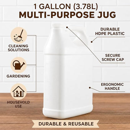 kitchentoolz 1 Gallon Water Jug – Heavy-Duty HDPE Carboy - Image 6