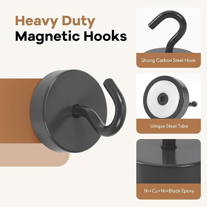 Neosmuk Magnetic Hooks Steel Tube Design - Image 4