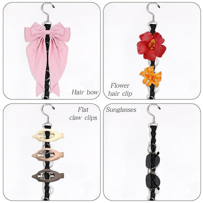 SNOWSTAR Macrame Hair Claw Clip Organizer - Image 4