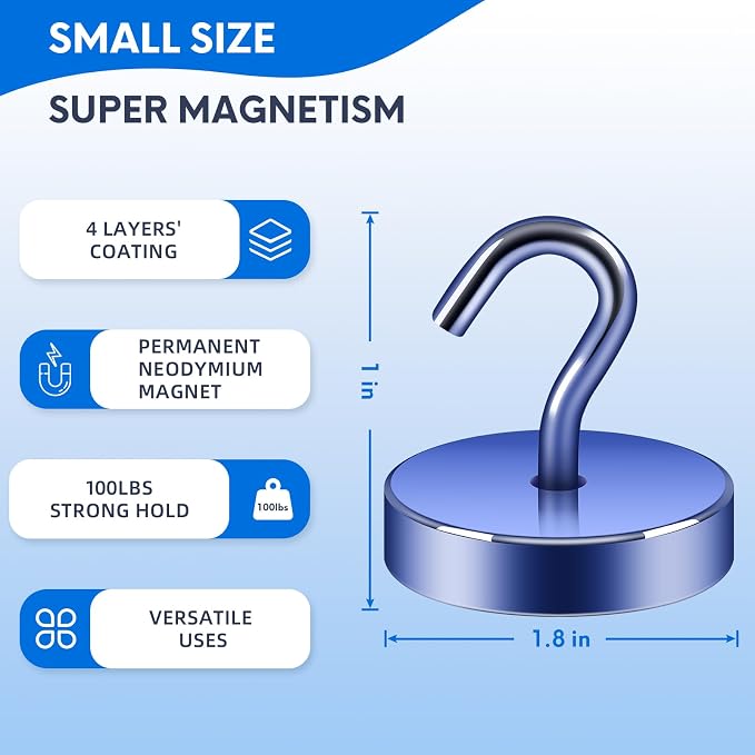 Neosmuk Magnetic Hooks Steel Tube Design - Image 6