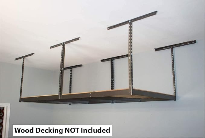 MonsterRax 4x8 Overhead Garage Storage Rack Frame Kit - Image 6