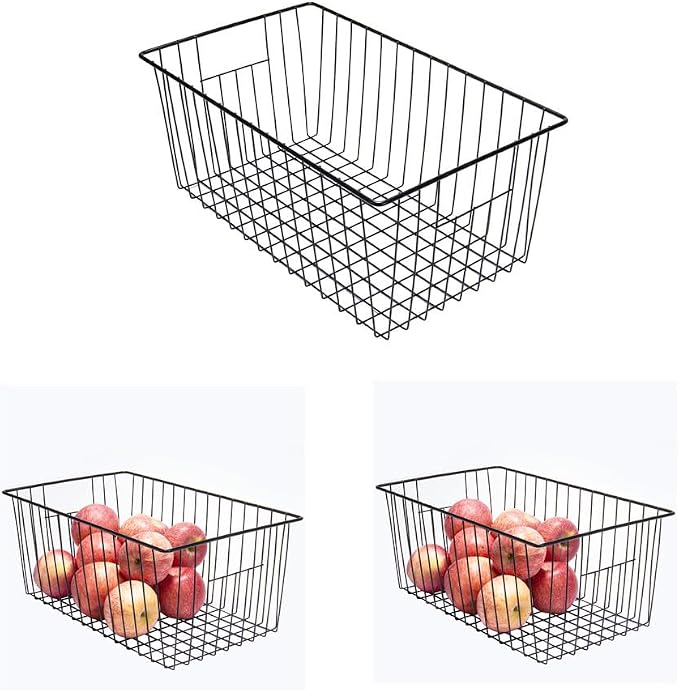 16inch Upright Freezer Organizer Baskets by Y.Z.Bros