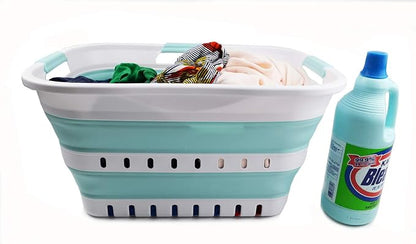 SAMMART Set of 2-30L Collapsible Plastic Laundry Basket - Image 8