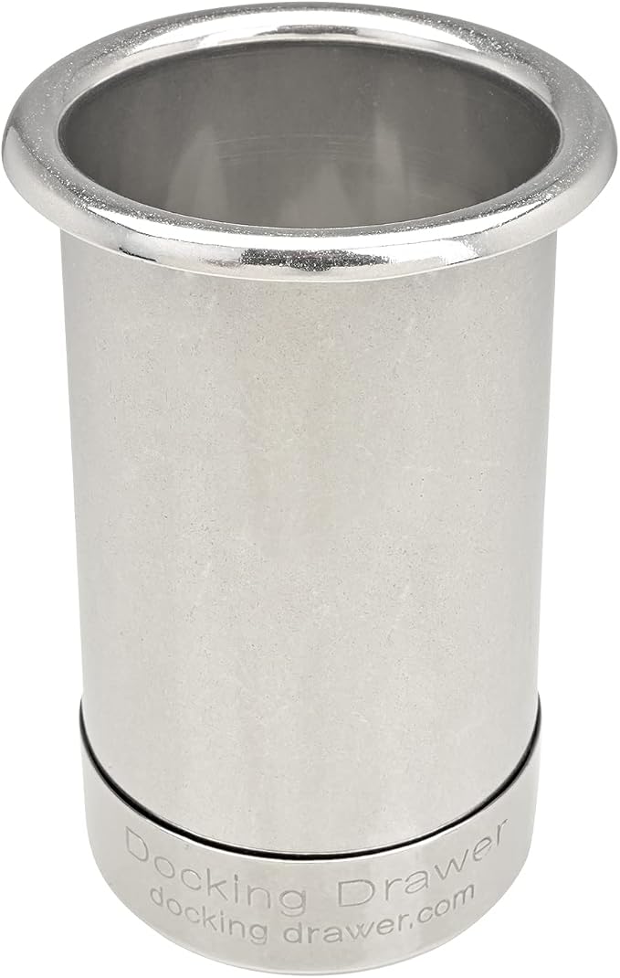 Docking Drawer 3" Stainless Steel Canister by DockingDrawer