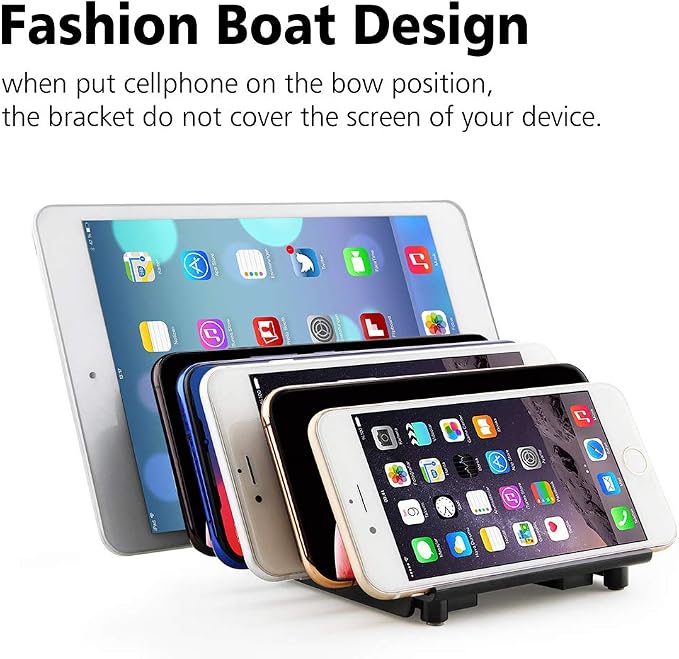 Adjustable Universal Multi Device Organizer Dock Stand Holder, Tablet Cell - Image 6