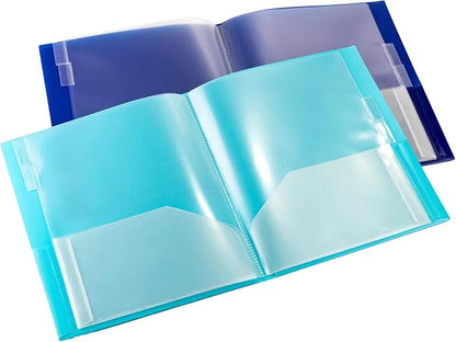 Smead 10-Pocket Organizer, Letter Size, 2 per Pack, 1 Each of Dark Blue and Teal - Image 3