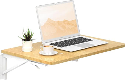 TEAMIX Wall Mounted Folding Table, Floating Desk by TEAMIX
