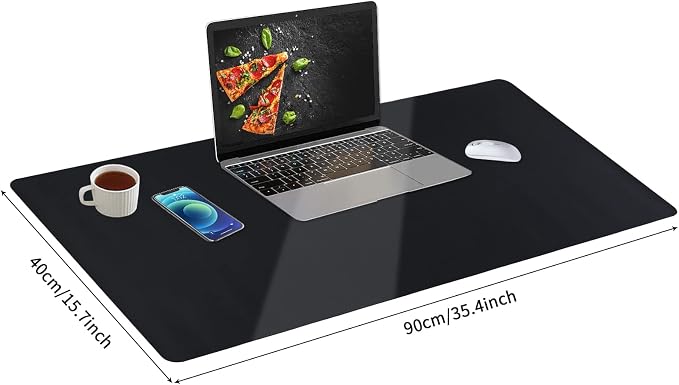 Bloss Leather Desk Pad, Non-Slip Desk Mat, Waterproof Large Mouse Pad, Mouse Mat - Image 6