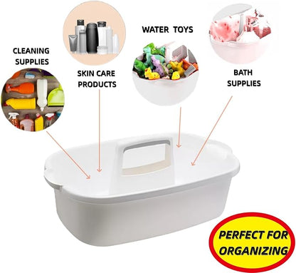 2 Pack Large Cleaning Caddy Portable Shower Basket Supply Organizer - Image 3