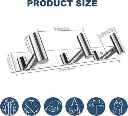 VAEHOLD Hat and Coat Wall Mount Rack - Image 4
