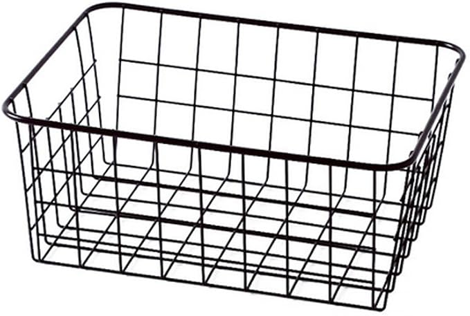 Sturdy Small Wire Storage Basket by LUANT