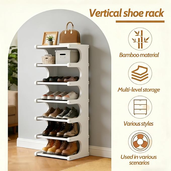 39" Bamboo Shoe Rack - Image 5